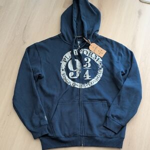 Navy Blue Platform 9 3/4 Hoodie